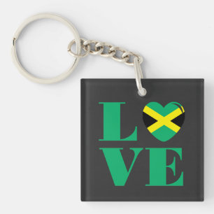 I love Jamaica Keychain