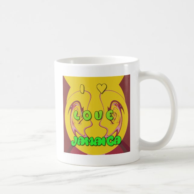 I love Jamaica.png Coffee Mug (Right)