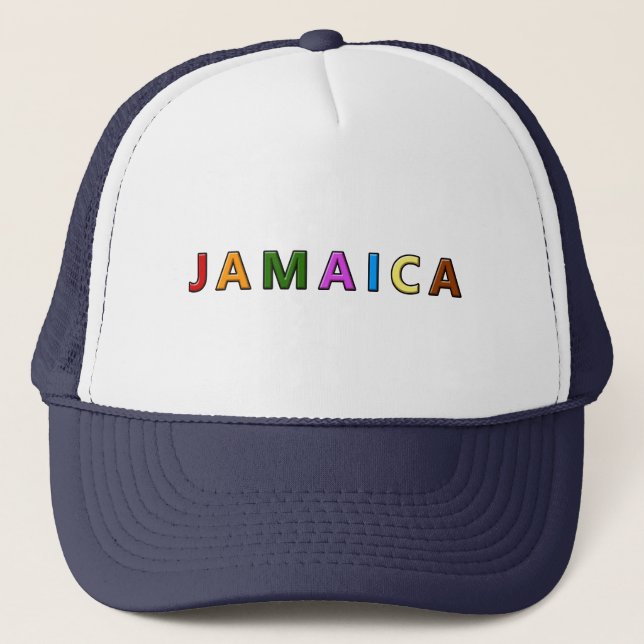 I love Jamaica Trucker Hat (Front)