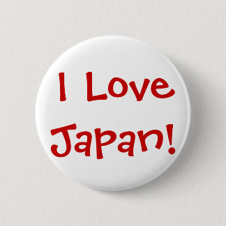 I Love Japan! 2 Inch Round Button