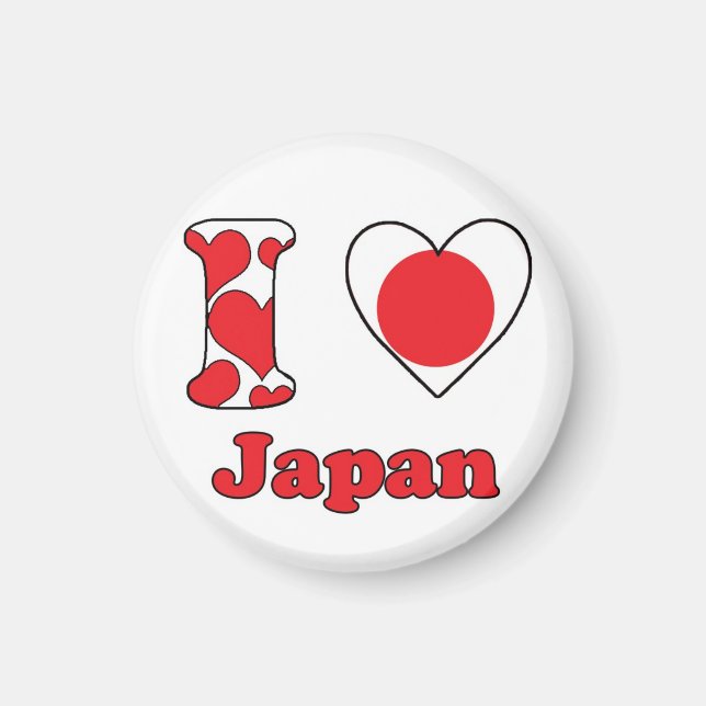 I love Japan magnet (Front)