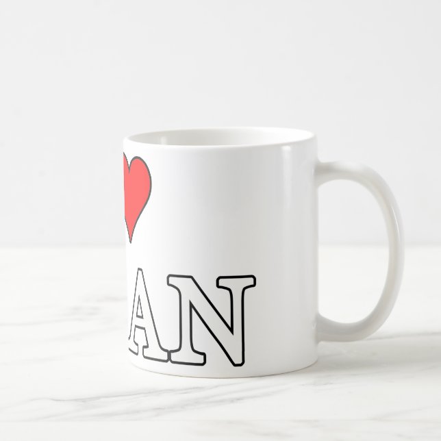 I Love Japan Mug (Right)