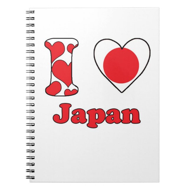 I love Japan Notebook (Front)