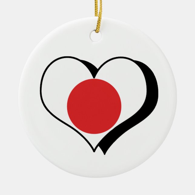 I Love Japan Ornament (Front)