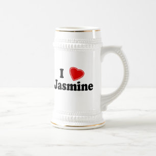 I Love Jasmine Beer Stein