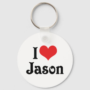 I Love Jason Keychain