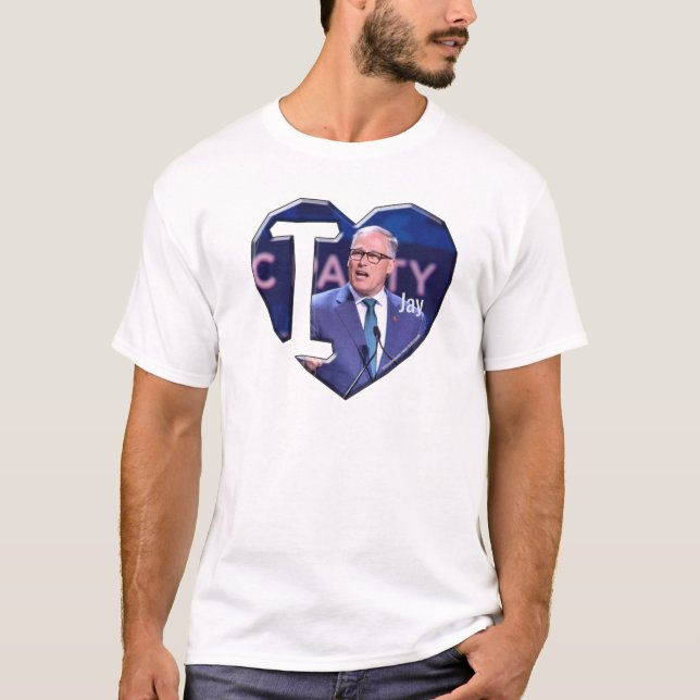 I Love Jay Inslee - T-Shirt (Front)