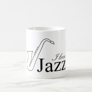 I love jazz coffee mug