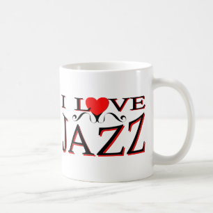 I Love Jazz Coffee Mug