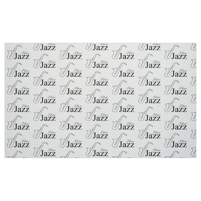 I love jazz fabric (Fat Quarter)
