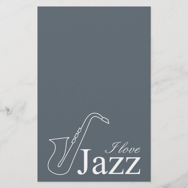 I love jazz flyer (Front)