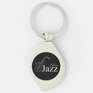 I love jazz keychain