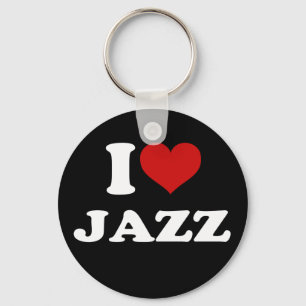 I Love Jazz Keychain