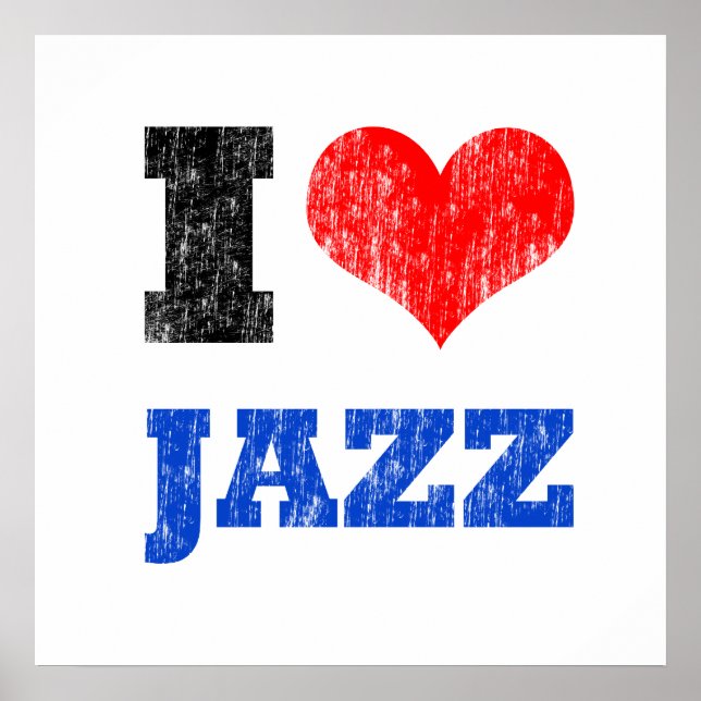 I Love Jazz Poster (Front)