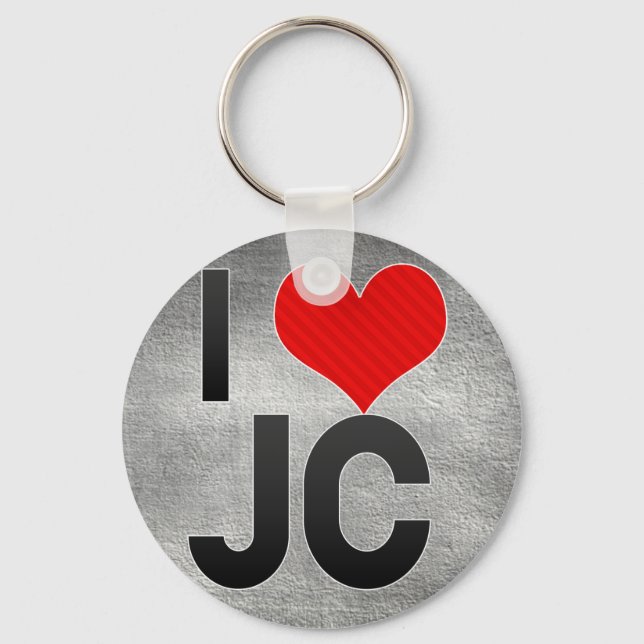 I Love JC Keychain (Front)