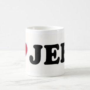 I LOVE JEFF COFFEE MUG