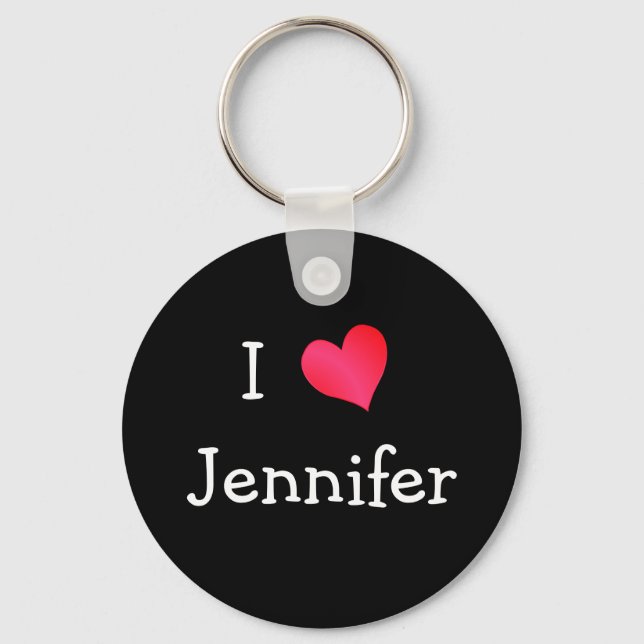 I Love Jennifer Keychain (Front)