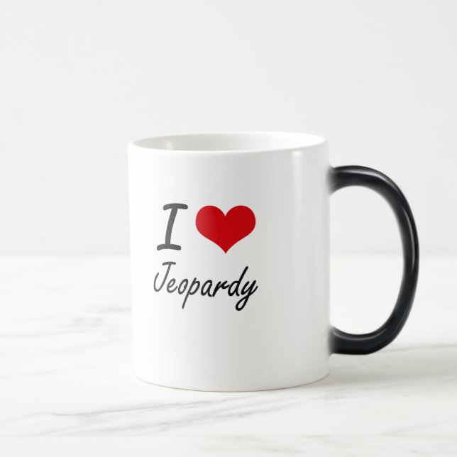 I Love Jeopardy Magic Mug (Right)