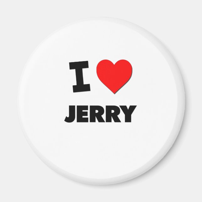 I love Jerry Magnet (Front)