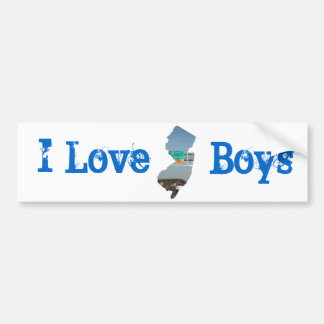I Love jersey boys Bumper Sticker