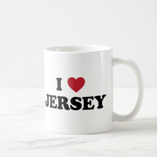 I Love Jersey Coffee Mug