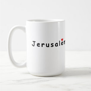 I love Jerusalem Israel Coffee Mug