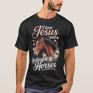I Love Jesus And Riding T-Shirt