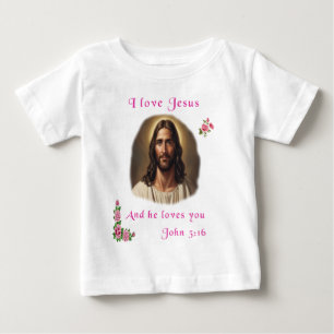 I love Jesus Baby T-Shirt