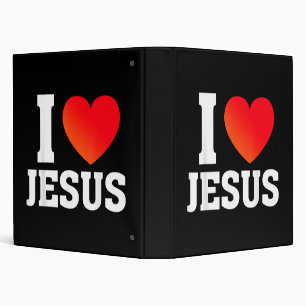 I Love Jesus Binder