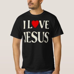 I Love Jesus Black T-Shirt