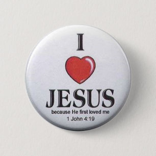 I Love Jesus Buttons