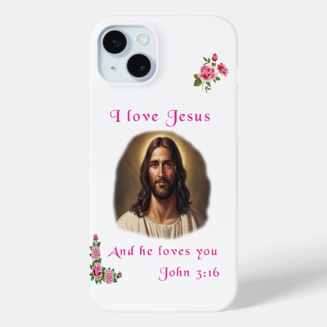 I love Jesus Case-Mate iPhone Case (Back)
