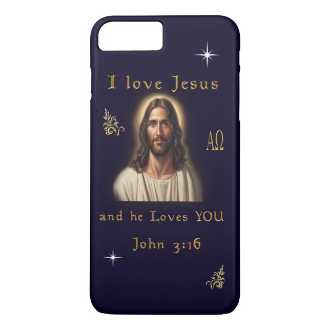 I love Jesus Case-Mate iPhone Case (Back)