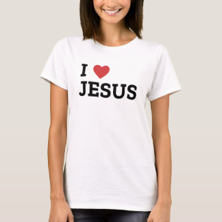 I Love Jesus, Christian Faith T-Shirt