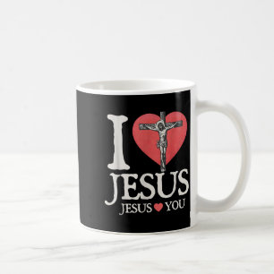 I Love Jesus Christian Jesus Love You Bible Verse  Coffee Mug