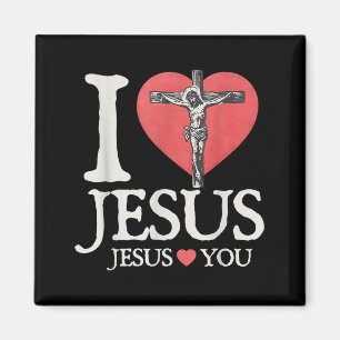 I Love Jesus Christian Jesus Love You Bible Verse Magnet