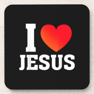 I Love Jesus Coaster