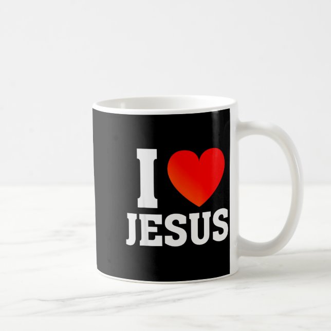 I Love Jesus  Coffee Mug (Right)
