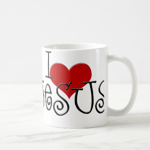 I Love Jesus Coffee Mug Cup