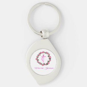 I love Jesus gifts Keychain