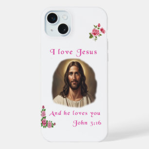 I love Jesus iPhone 15 Plus Case