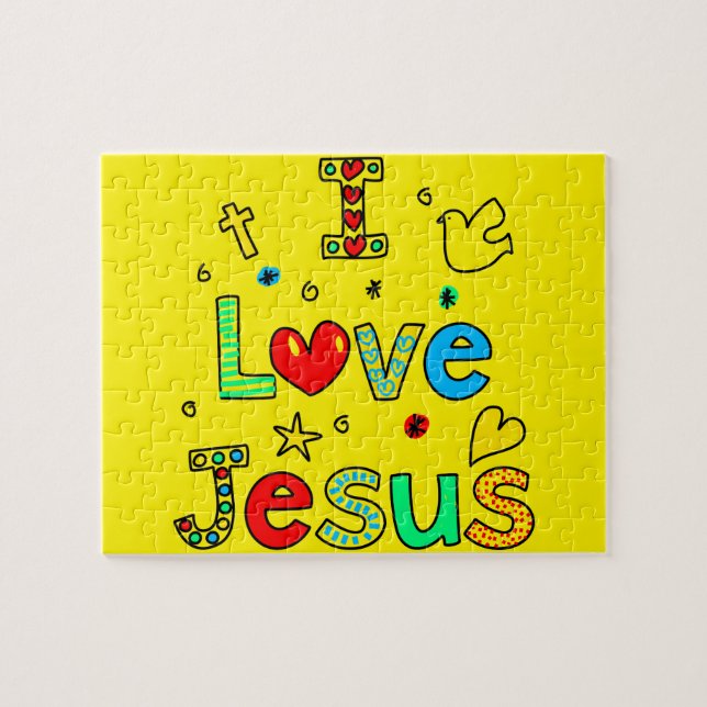 I Love Jesus Jigsaw Puzzle (Horizontal)