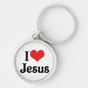 I Love Jesus Keychain
