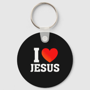 I Love Jesus  Keychain