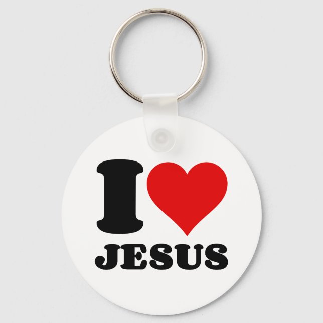 I LOVE JESUS KEYCHAIN (Front)