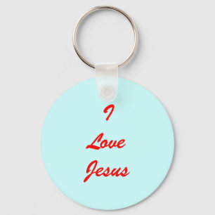 I Love Jesus Keychain