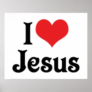 I Love Jesus Poster