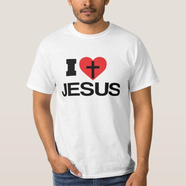 I Love Jesus T-Shirt (Front)