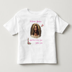 I love Jesus Toddler T-shirt