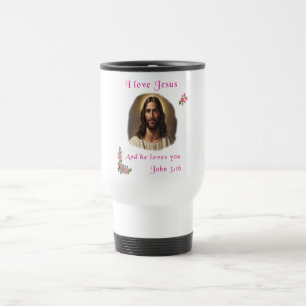 I love Jesus Travel Mug